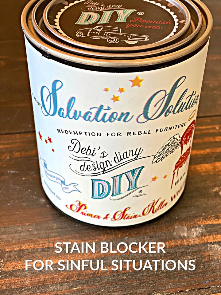 How to Block Stains, Prime and Fix Paint Bleed Through on Painted Furniture