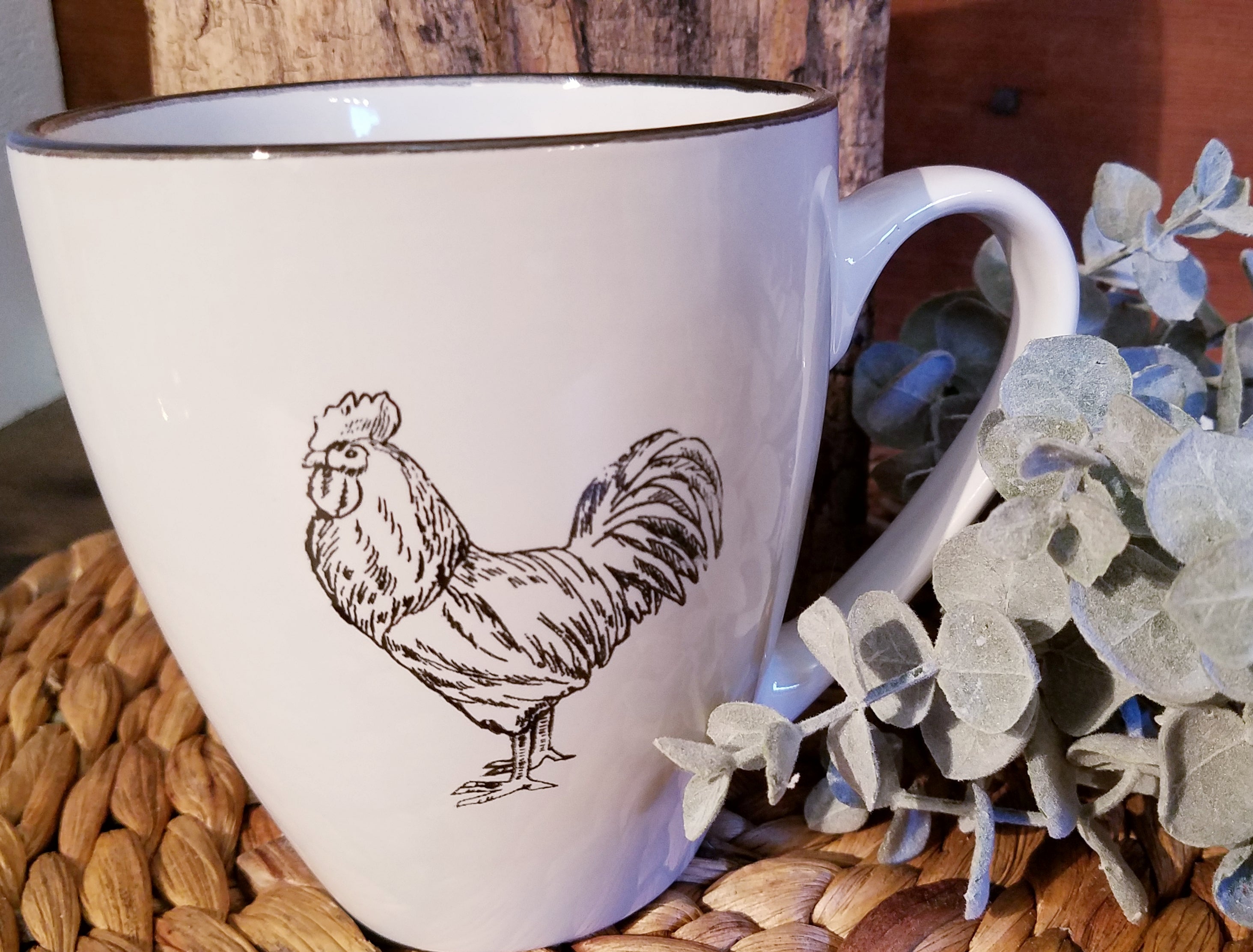 Farmhouse Rooster Coffee Mug