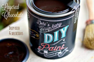 Debi's Design Diary DIY Paint - Layered Chocolate