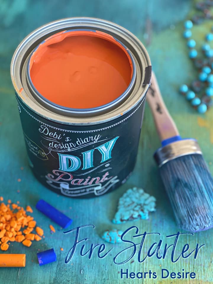Debi's Design Diary DIY Paint - Fire Starter