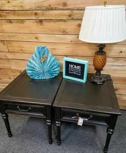 Pair One Drawer End Tables