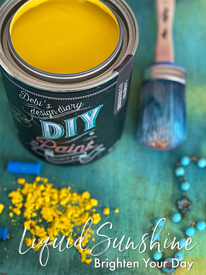 Debi's Design Diary DIY Paint - Liquid Sunshine